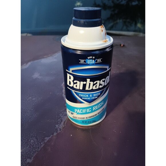 1 Barbasol Shaving Cream Thick&Rich Pacific Rush 10oz - Picture 1 of 2
